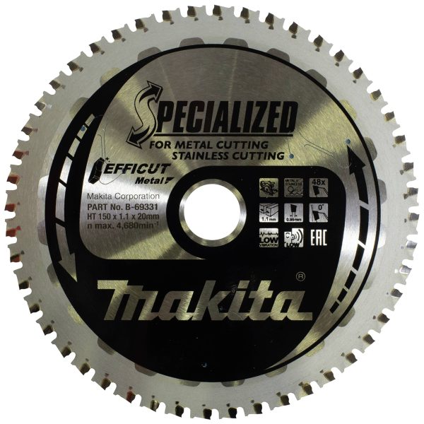 Tarcza tnąca Makita B-69331 150 x 20 x 1.1 mm 1 szt.