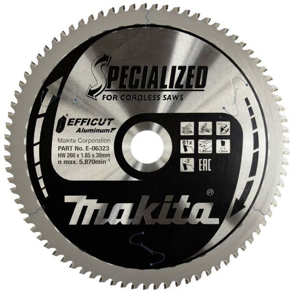 Tarcza tnąca Makita E-06323 260 x 30 x 1.85 mm 1 szt.
