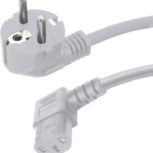 Kabel zasilający HAWA 1008237, H05VV- F 3G0 , 75, 250 V, 2 m, wtyczka IEC 10 Kabel zasilający HAWA 1008237, H05VV- F 3G0 , 75, 250 V, 2 m, wtyczka IEC 10