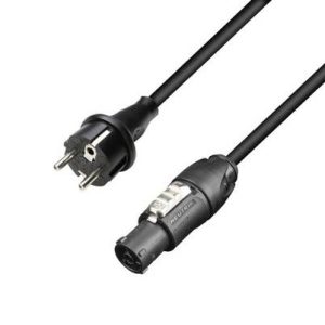 Adam Hall 8101 TCON 0150 zasilanie w niskich temperaturach kabel czarny 1.5 m Adam Hall 8101 TCON 0150 zasilanie w niskich temperaturach kabel czarny 1.5 m