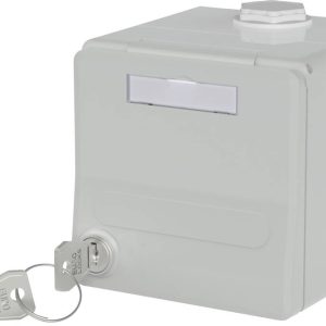 Obudowa Metz Connect IP44 Modul-Aufputz-Gehäuse mit Klappdeckel und Schloss 1309470003KI, brak specyfikacji sieciowej, n Obudowa Metz Connect IP44 Modul-Aufputz-Gehäuse mit Klappdeckel und Schloss 1309470003KI, brak specyfikacji sieciowej, n