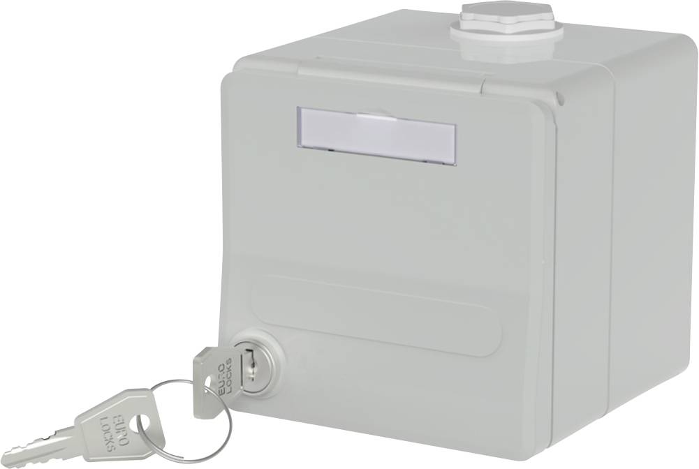 Obudowa Metz Connect IP44 Modul-Aufputz-Gehäuse mit Klappdeckel und Schloss 1309470003KI, brak specyfikacji sieciowej, n - obrazek 1