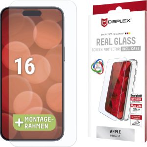 DISPLEX Szkło ochronne na wyświetlacz Apple iPhone’a 16 1 szt. Anti Fingerprint (Odcisk palca) 02001 DISPLEX Szkło ochronne na wyświetlacz Apple iPhone’a 16 1 szt. Anti Fingerprint (Odcisk palca) 02001