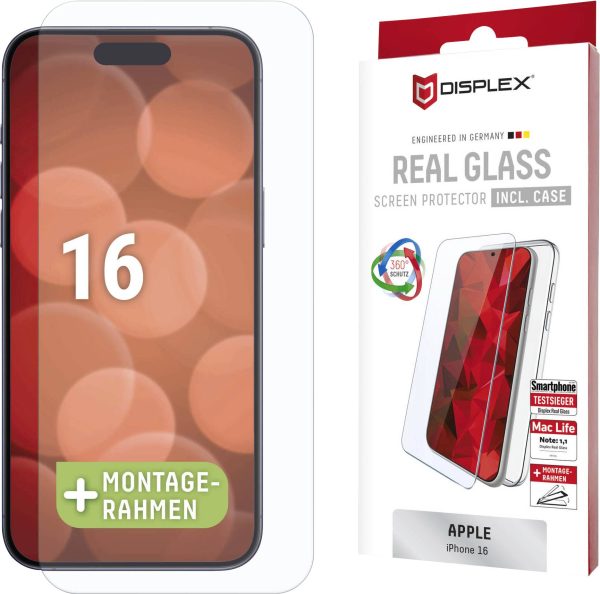 DISPLEX Szkło ochronne na wyświetlacz Apple iPhone’a 16 1 szt. Anti Fingerprint (Odcisk palca) 02001 DISPLEX Szkło ochronne na wyświetlacz Apple iPhone’a 16 1 szt. Anti Fingerprint (Odcisk palca) 02001