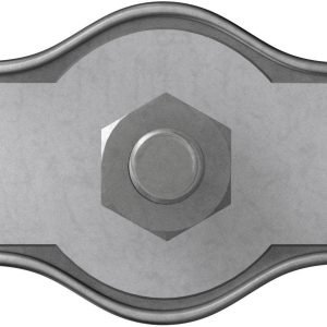Uchwyt liny 2 mm stal cynkowany galwanicznie dörner + helmer 4814384 20 szt.