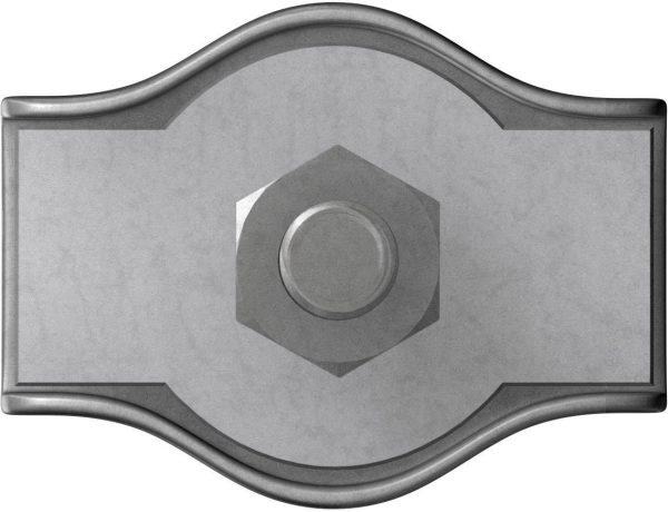 Uchwyt liny 2 mm stal cynkowany galwanicznie dörner + helmer 4814384 20 szt.