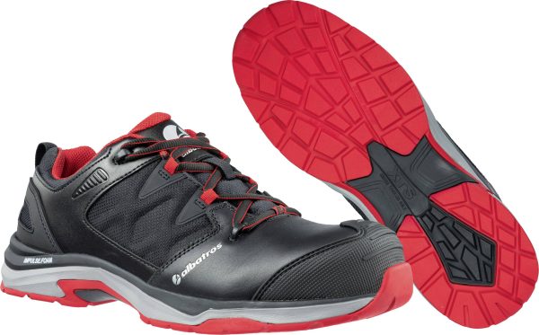 Albatros ULTRATRAIL BLACK LOW 646200-45 ESD Obuwie ochronne S3 Rozmiar buta (EU): 45 czarny, czerwony 1 par(a)