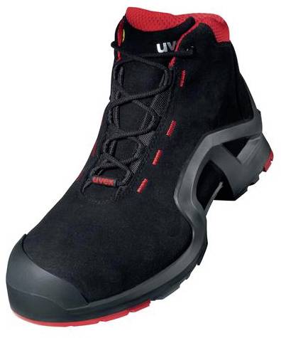 uvex 1 support 8517245 ESD Buty ochronne S3 Rozmiar buta (EU): 45 czerwony/czarny 1 par(a) - obrazek 1
