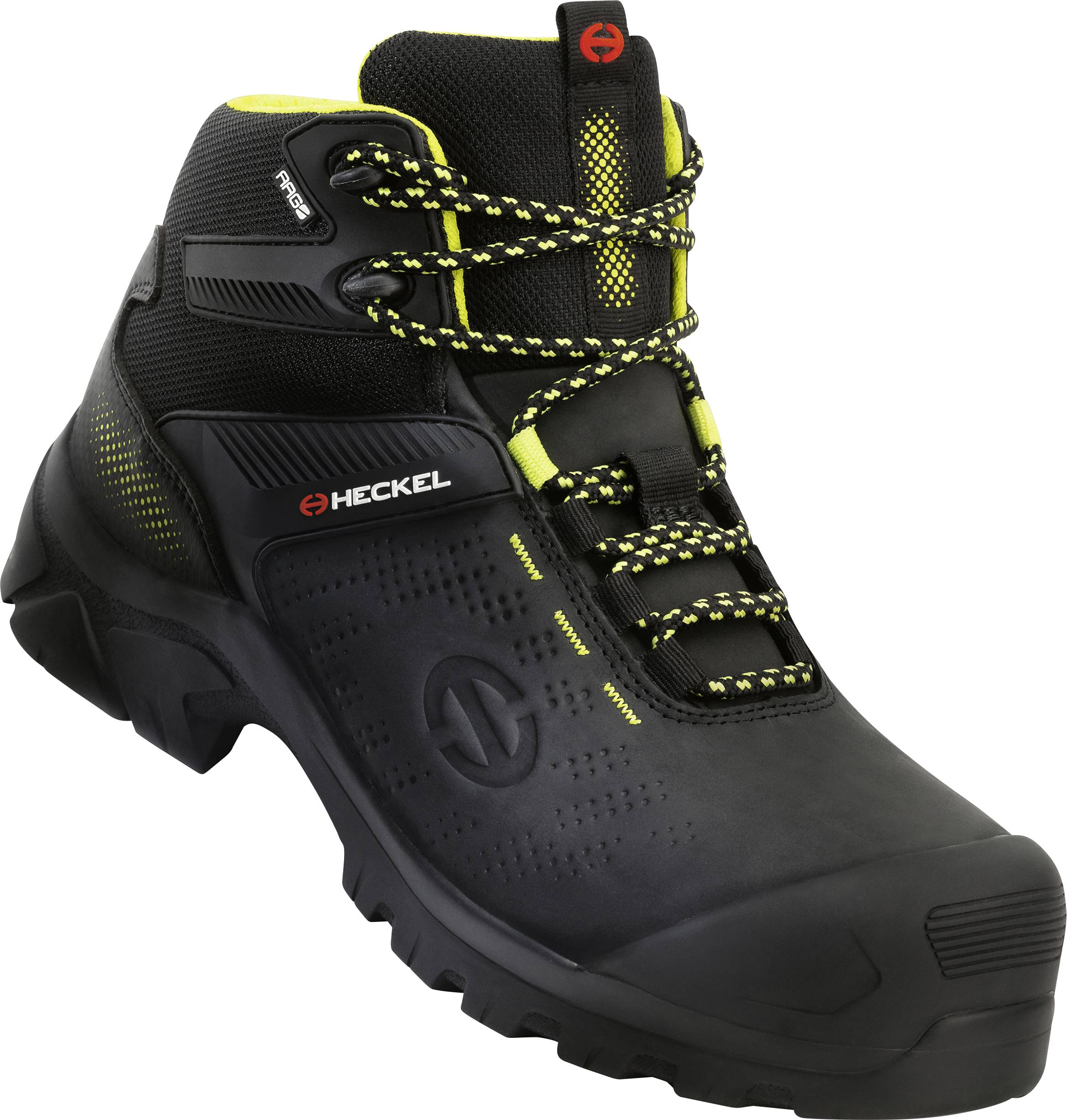 Heckel MACCROSSROAD 3.0 S3 HIGH 6731344 Buty ochronne S3 Rozmiar buta (EU): 44 czarny, żółty 1 par(a) - obrazek 1