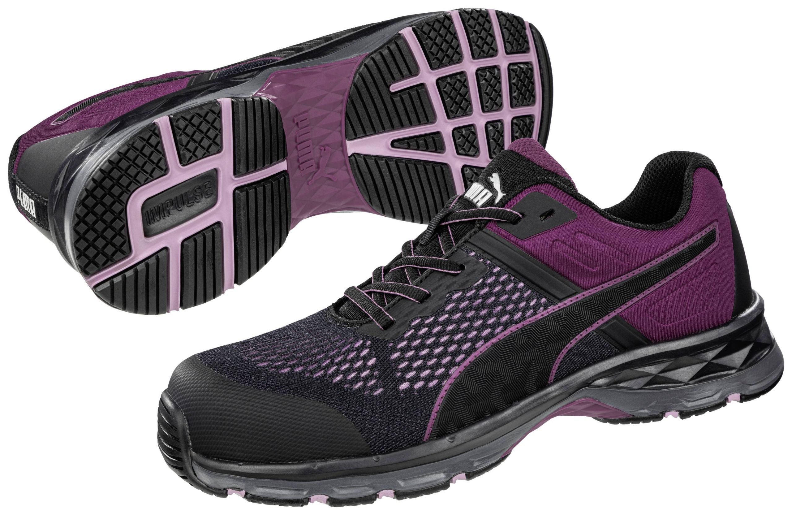 PUMA Define WNS Low 643920234000039 ESD Obuwie ochronne S1P Rozmiar buta (EU): 39 czarny, liliowy 1 par(a) - obrazek 1