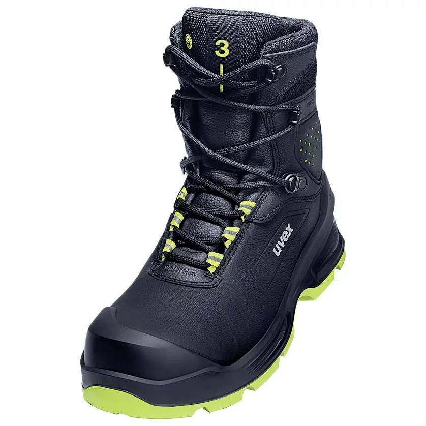 uvex S3 PUR W11 6875248 Buty ochronne S3 Rozmiar buta (EU): 48 czarny, żółty 1 par(a) - obrazek 1