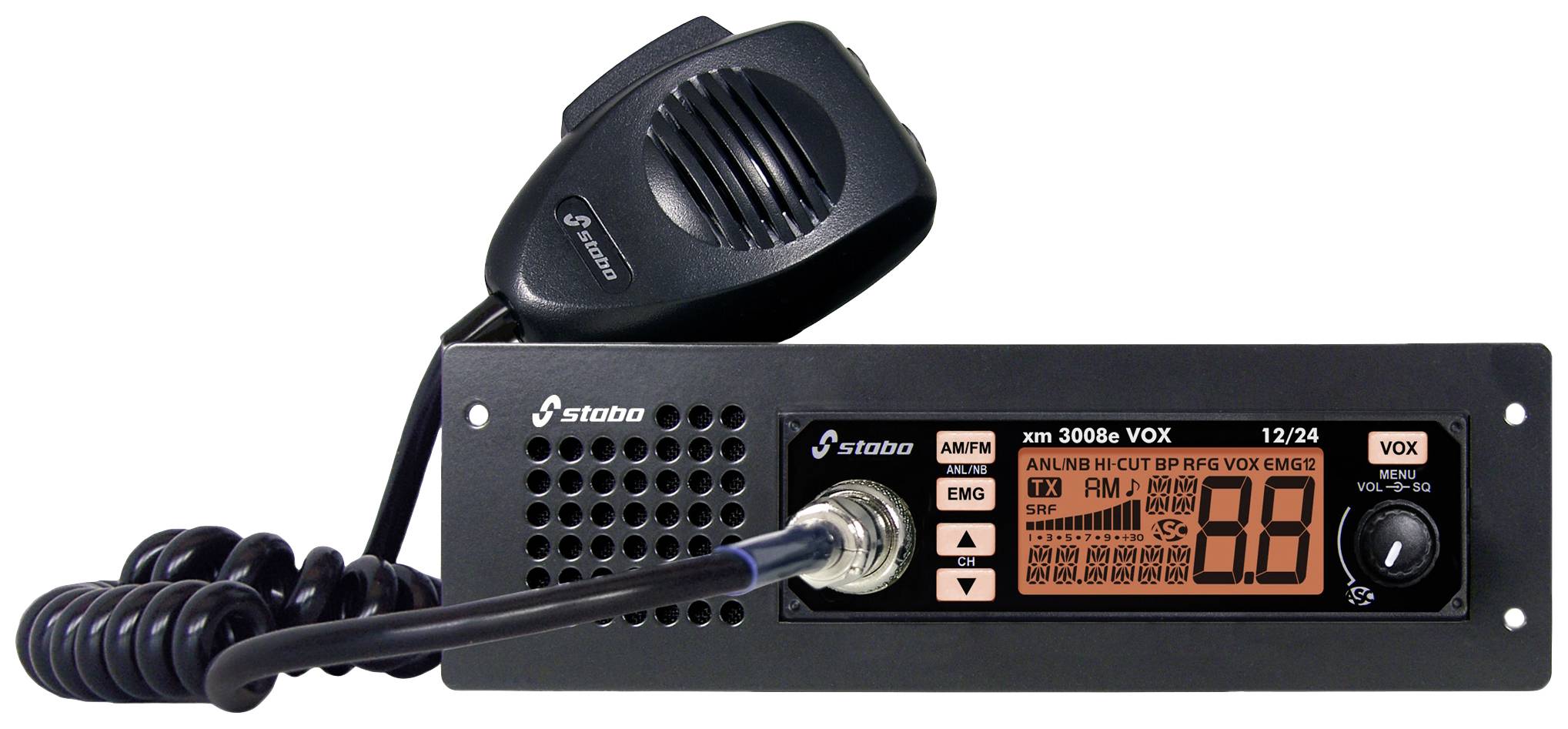 Radio CB Stabo XM 3008E-R VOX 12/24 30129, 1 szt. - obrazek 1