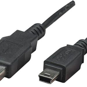 Manhattan Kabel USB USB 2.0 Złącze męskie USB-A, Złącze męskie USB Mini-B 1.80 m czarny styki pozłacane , certyfikat UL Manhattan Kabel USB USB 2.0 Złącze męskie USB-A, Złącze męskie USB Mini-B 1.80 m czarny styki pozłacane , certyfikat UL