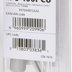 Canon Kabel USB USB 2.0 Złącze męskie USB-A, Złącze męskie USB Mini-B 1.50 m biały 9370A001 Canon Kabel USB USB 2.0 Złącze męskie USB-A, Złącze męskie USB Mini-B 1.50 m biały 9370A001