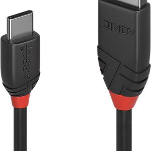 LINDY Kabel USB USB 3.2 Gen1 Złącze męskie USB-C®, Złącze męskie USB-A 1.50 m czarny 36917 LINDY Kabel USB USB 3.2 Gen1 Złącze męskie USB-C®, Złącze męskie USB-A 1.50 m czarny 36917