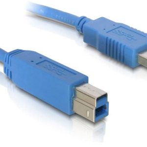 Delock Kabel USB USB 3.2 Gen1 Złącze męskie USB-A, Złącze męskie USB-B 5.00 m niebieski styki pozłacane 82582