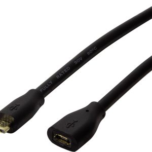 LogiLink Kabel USB USB 2.0 Złącze męskie USB Micro-B, Złącze żeńskie USB Micro-B 1.00 m czarny z przedłużaczem CU0121 LogiLink Kabel USB USB 2.0 Złącze męskie USB Micro-B, Złącze żeńskie USB Micro-B 1.00 m czarny z przedłużaczem CU0121