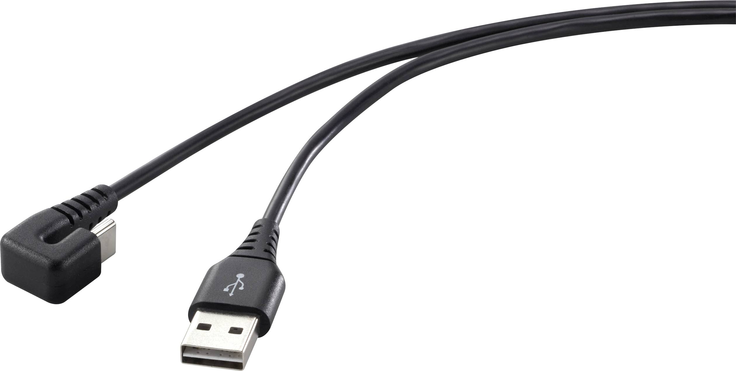 Kabel Kabel USB USB 2.0 Renkforce RF-4609276 Złącze męskie USB-C®, Złącze męskie USB-A 1.00 m - obrazek 1