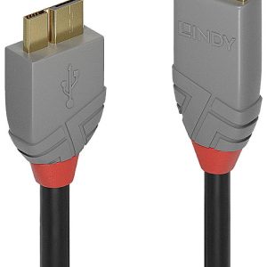 LINDY Kabel USB USB 3.2 Gen1 Złącze męskie USB-A, Złącze męskie USB Micro-B 3.0 3.00 m czarny 36768 LINDY Kabel USB USB 3.2 Gen1 Złącze męskie USB-A, Złącze męskie USB Micro-B 3.0 3.00 m czarny 36768