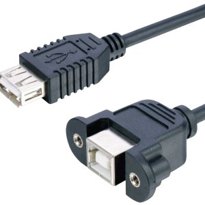 Lyndahl Kabel USB USB 2.0 Złącze żeńskie USB-B, Złącze żeńskie USB-A 0.20 m czarny z możliwością montażu LKPK007 Lyndahl Kabel USB USB 2.0 Złącze żeńskie USB-B, Złącze żeńskie USB-A 0.20 m czarny z możliwością montażu LKPK007