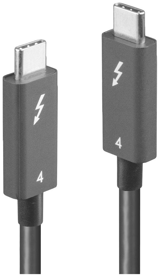 LINDY Kabel Thunderbolt™ Thunderbolt™ 4 Złącze Thunderbolt™ (USB-C®) 2.00 m wielobarwny 31121 - obrazek 1