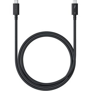 Satechi Kabel Thunderbolt™ Thunderbolt™ 4 USB-C® 1.00 m czarny, srebrny ST-YTB100K