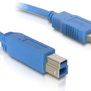 Delock Kabel USB USB 3.0 Złącze męskie USB-A, Złącze męskie USB-B 1.80 m niebieski 82434