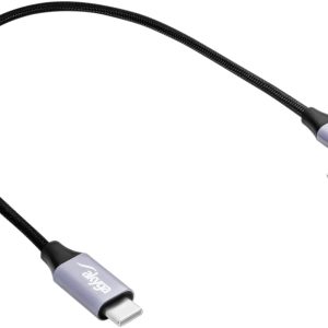 Akyga Kabel USB USB 2.0 Złącze męskie USB-C®, Złącze męskie Lightning 0.30 m czarny kątowe wyjście kablowe AK-USB-55 Akyga Kabel USB USB 2.0 Złącze męskie USB-C®, Złącze męskie Lightning 0.30 m czarny kątowe wyjście kablowe AK-USB-55