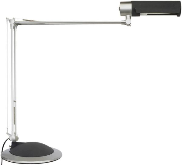 Lampa biurkowa Maul MAULoffice 8215095 E-27 20 W srebrny, czarny 1450 lm