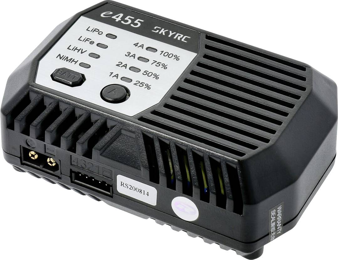 Ładowarka modelarska SKYRC e455 AC 4 A LiIon, LiPo, NiMH - obrazek 1