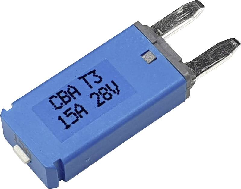 Hansor Circuit Breaker Mini, type 3. Manual Reset, 15A CBA3 Series 15A Wyłącznik instalacyjny nożowy 15 A niebieski 1 sz - obrazek 1