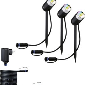 System oświetlenia Plug&Shine Paulmann colour Spot Pike Set RGBW Zigbee 94284 4.5 W 330 lm System oświetlenia Plug&Shine Paulmann colour Spot Pike Set RGBW Zigbee 94284 4.5 W 330 lm
