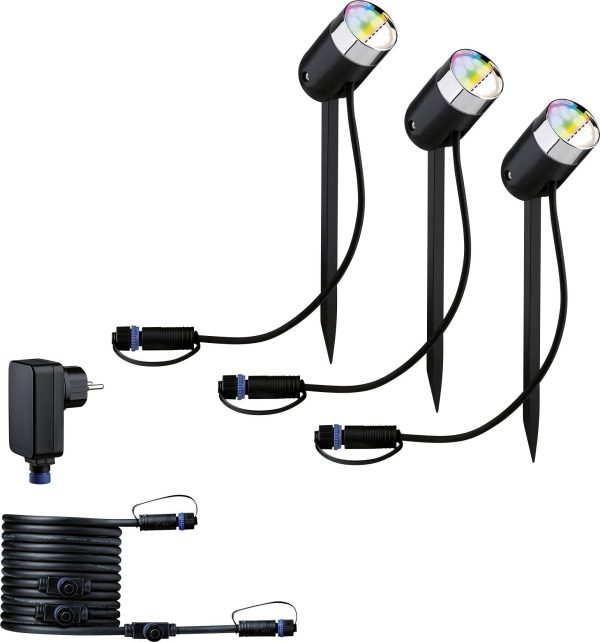 System oświetlenia Plug&Shine Paulmann colour Spot Pike Set RGBW Zigbee 94284 4.5 W 330 lm