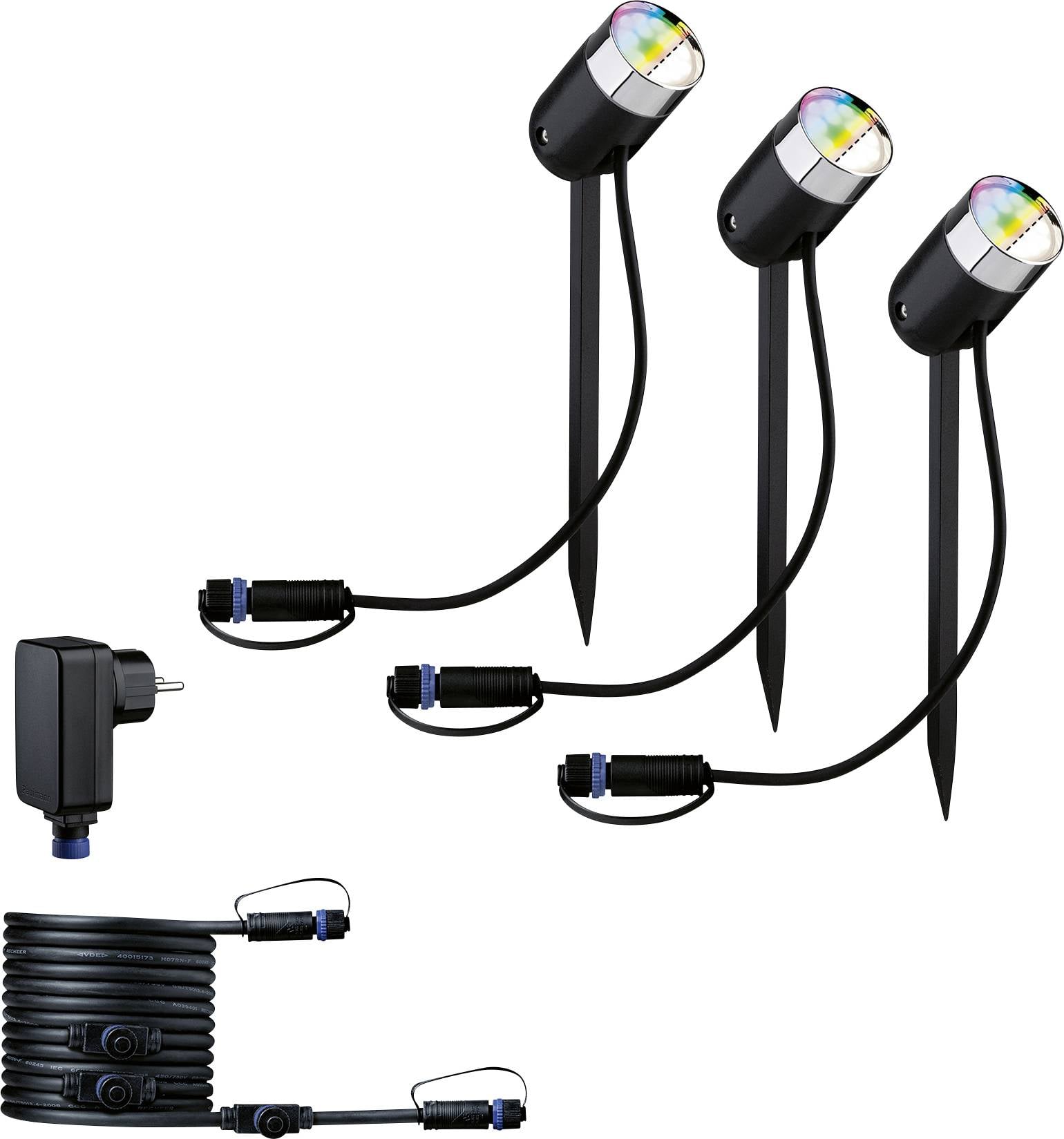 System oświetlenia Plug&Shine Paulmann colour Spot Pike Set RGBW Zigbee 94284 4.5 W 330 lm - obrazek 1