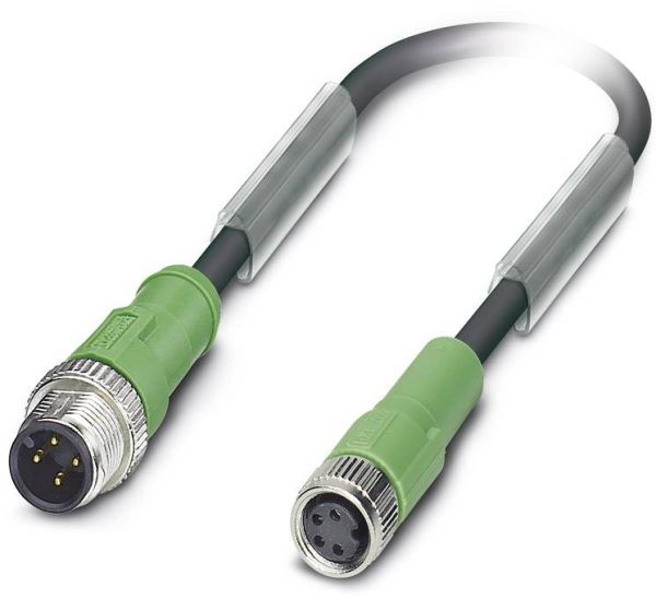 Kabel do czujników/elementów wykonawczych Phoenix Contact SAC-4P-M12MS/0,3-PUR/M 8FS 1694923, złącze żeńskie M8, proste,