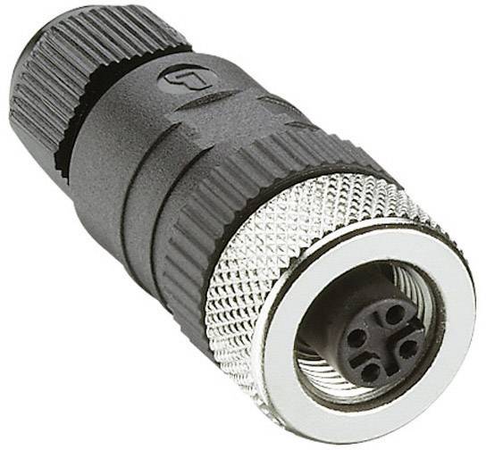 Łącznik przewodu konfekcjonowany M12 Lumberg Automation RKC 4/7 108646 Ilość styków: 4 1 szt. - obrazek 1