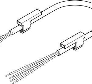 FESTO 572576 Kabel połączeniowy czujnika/aktuatora NEBS-L1G4-K-2.5-LE4, piny: 4, 2.50 m, 1 szt. FESTO 572576 Kabel połączeniowy czujnika/aktuatora NEBS-L1G4-K-2.5-LE4, piny: 4, 2.50 m, 1 szt.