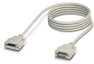 kabel port szeregowy, port równoległy Phoenix Contact VS-15-DSUB-20-LI-5,0 1656288, ekran pleciony i foliowy, 5.00 m - obrazek 1