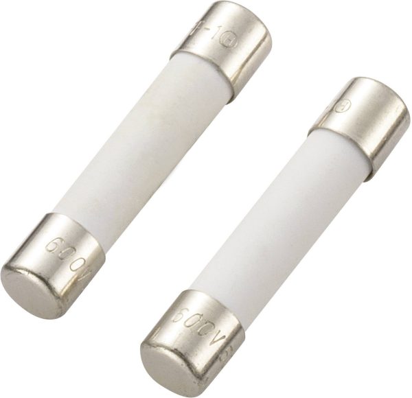 TRU COMPONENTS 702632 6FF-1 HOLLY Bezpiecznik do multimetru (Ø x D) 6.35 mm x 31.8 mm 0.5 A 600 V bardzo szybki -FF- Zaw