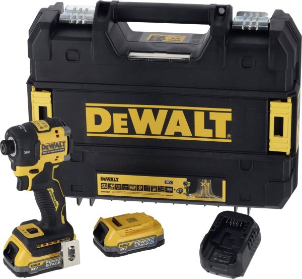 DEWALT DCF870E2T-QW DCF870E2T-QW Wkrętarka udarowa akumulatorowa 18 V Ilość dołączonych baterii 2 1.7 Ah bezszczotkowy,