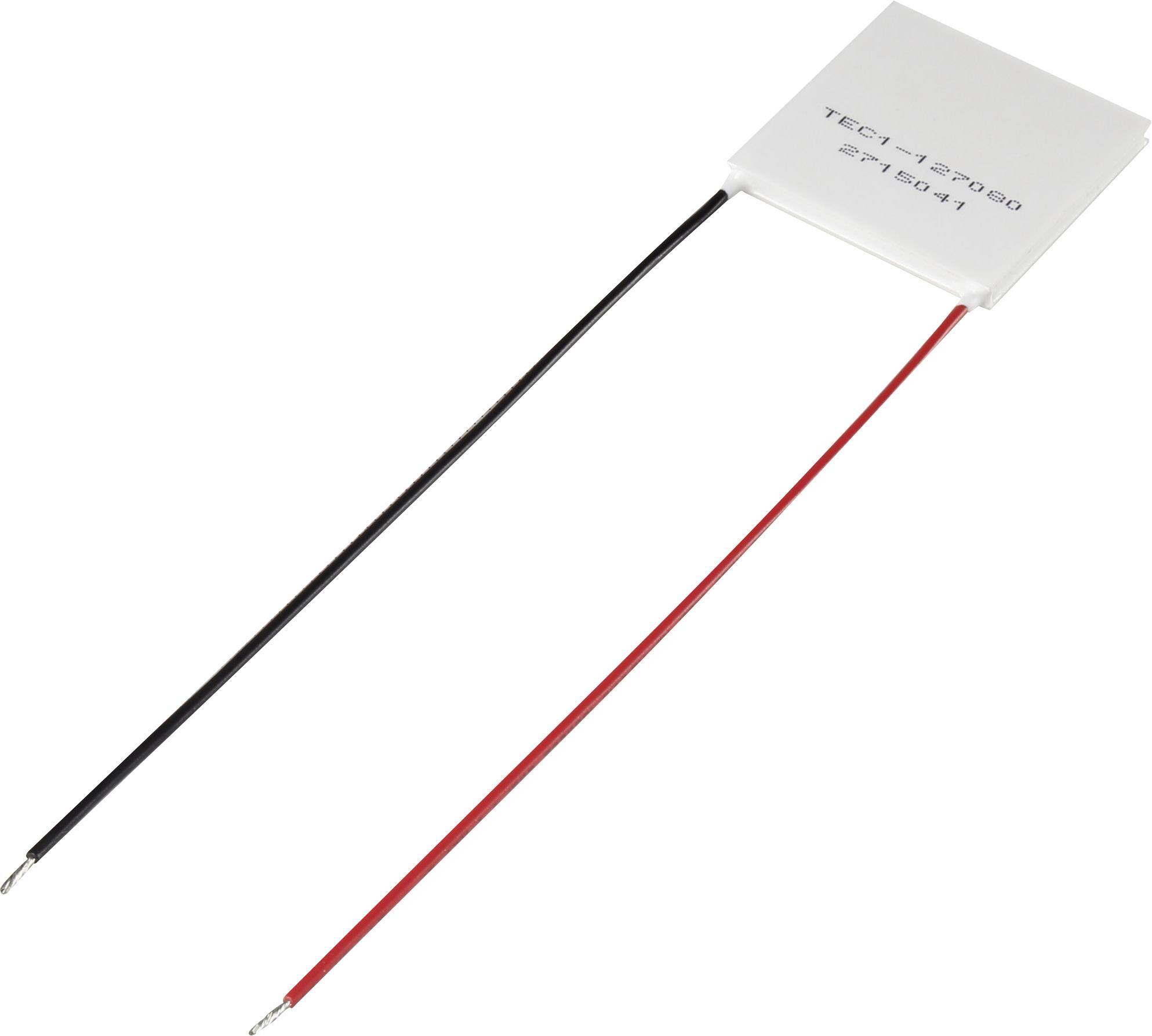 TRU COMPONENTS 1389167 Ogniwo Peltiera TEC1-127080, 72 W, 8.5 A, (D x S x W) 40 x 40 x 3.3 mm - obrazek 1
