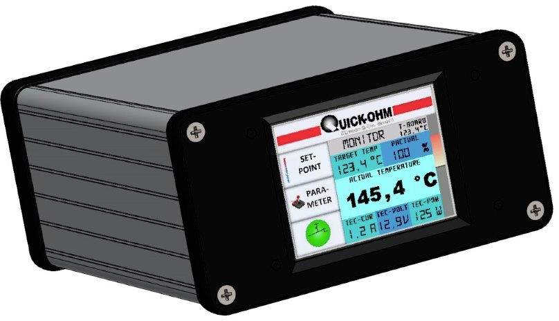Sterownik ogniwa peltiera QuickCool QC-PC-PID-01, 8 A, (D x S x W) 126 x 106.5 x 56.5 mm - obrazek 1