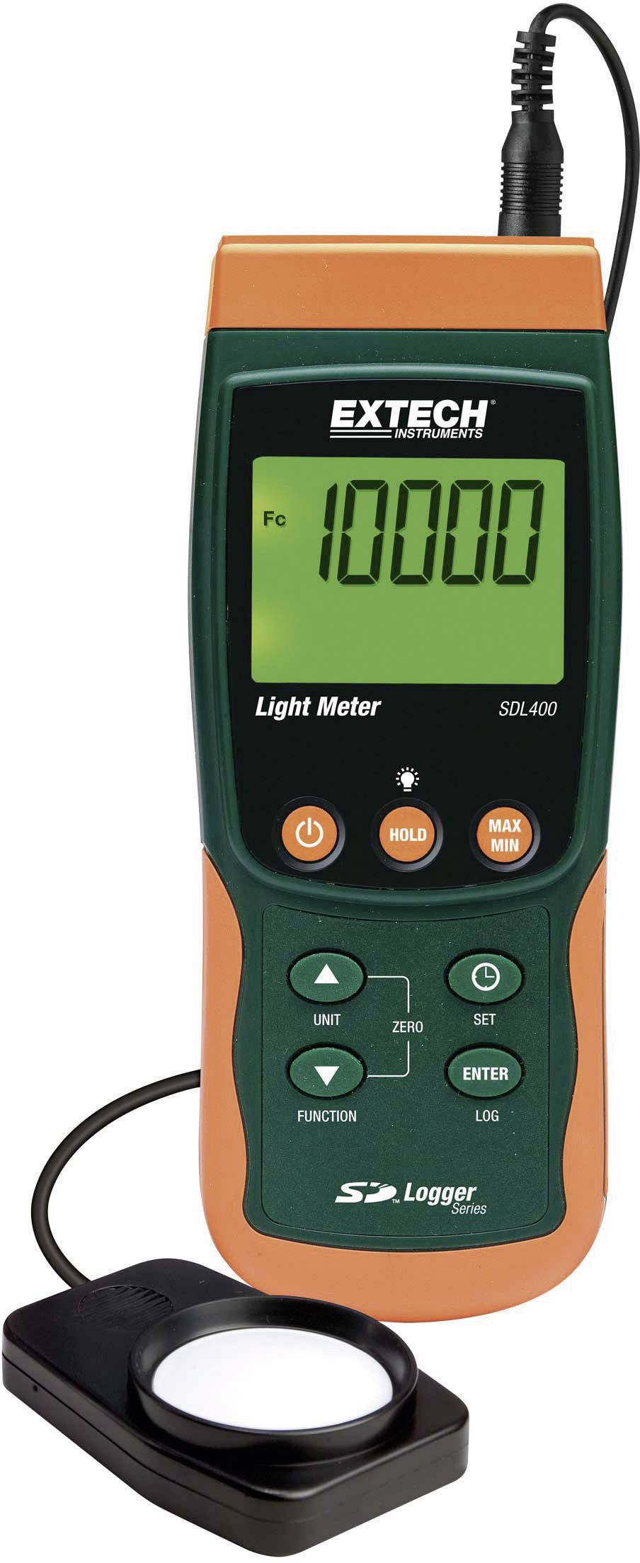 Luksomierz Extech SDL400, 0 - 100000 lx, z wbudowanym rejestratorem danych - obrazek 1