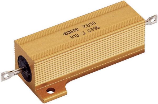 Rezystor drutowy dużej mocy z radiatorem ATE Electronics, 470 Ohm, 50 W, 5 %