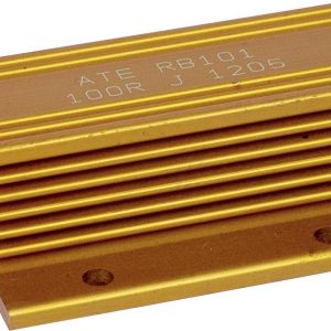 Rezystor drutowy dużej mocy z radiatorem ATE Electronics, 0,1 Ohm, 100 W, 5 % Rezystor drutowy dużej mocy z radiatorem ATE Electronics, 0,1 Ohm, 100 W, 5 %