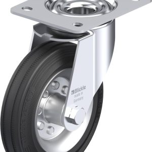 Kółko z systemem blokowania Blickle LE-VE 160R, średnica: 160 mm, obrotowe Kółko z systemem blokowania Blickle LE-VE 160R, średnica: 160 mm, obrotowe