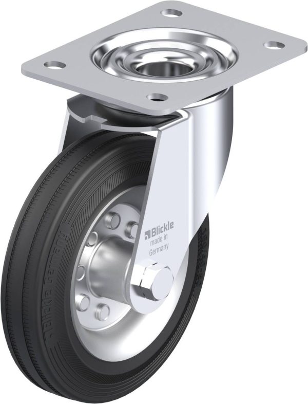 Kółko z systemem blokowania Blickle LE-VE 160R, średnica: 160 mm, obrotowe
