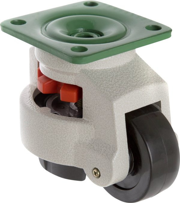TOOLCRAFT TO-5137968 Kółko obrotowe z regulacją nachylenia 73 mm 750 kg z płytką montażową Maksymalne obciążenie: 750 kg