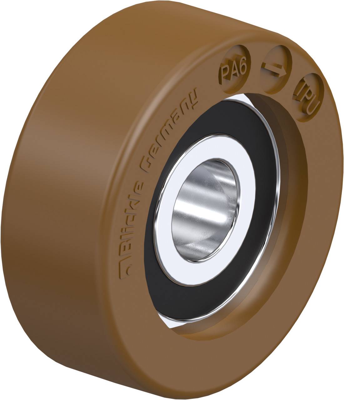Blickle 757448 FPU 30x11/8-7K Rolka prowadząca Średnica koła: 30 mm Maksymalne obciążenie: 25 kg 1 szt. - obrazek 1