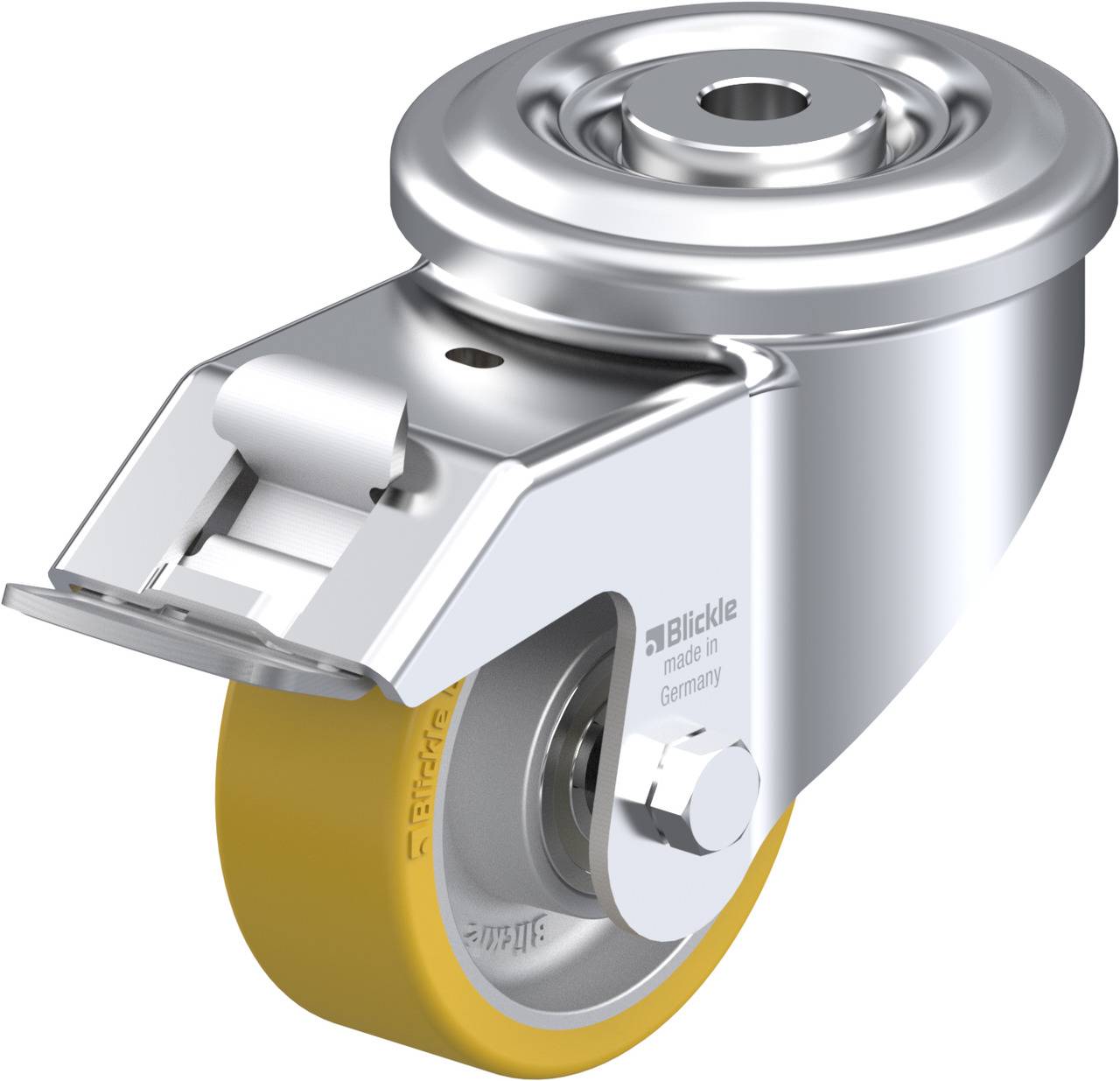 Blickle 754843 LKR-ALTH 80K-FI Kółko skrętne z hamulcem Średnica koła: 80 mm Maksymalne obciążenie: 200 kg 1 szt. - obrazek 1